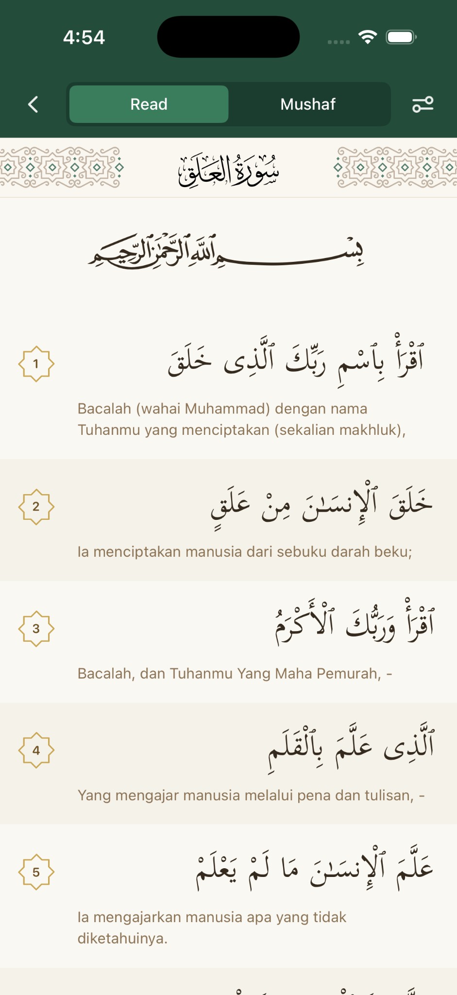 Quran Reader screenshot